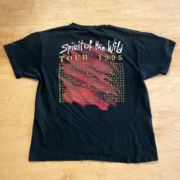 Vintage 90's Ted Nugent Guitar Music Black XL Short Sleeve VTG T-Shirt - Picture 11 of 13